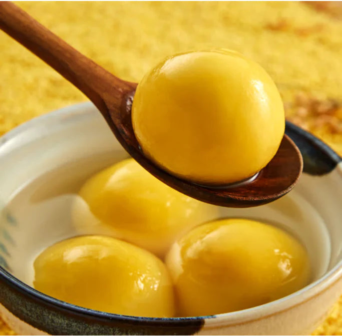 Bánh trôi kê vàng nhân đậu phụng 454g đông lạnh 思念大黄米ピーナッツ湯円