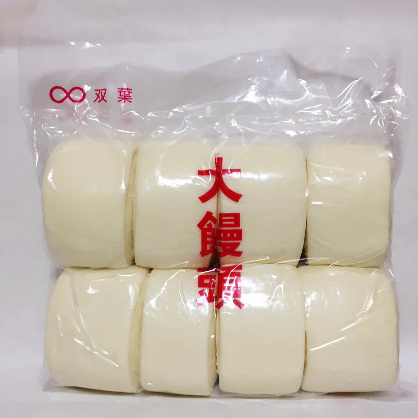 Bánh bao không nhân,bánh bao chay vị ngọt 8 cái 880g đông lạnh
