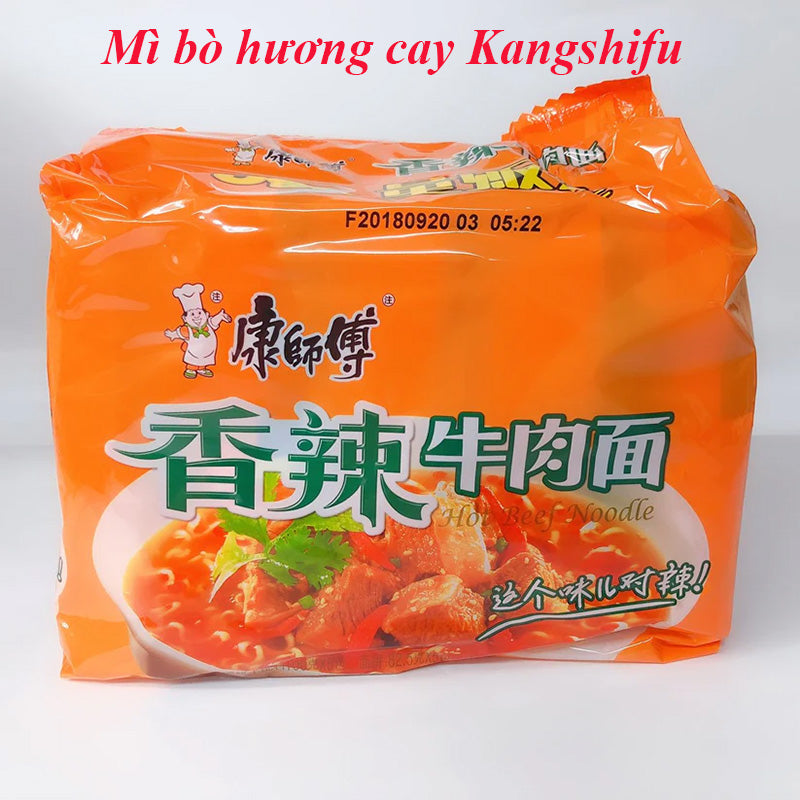 Mì bò hương cay Kangshifu 510g
