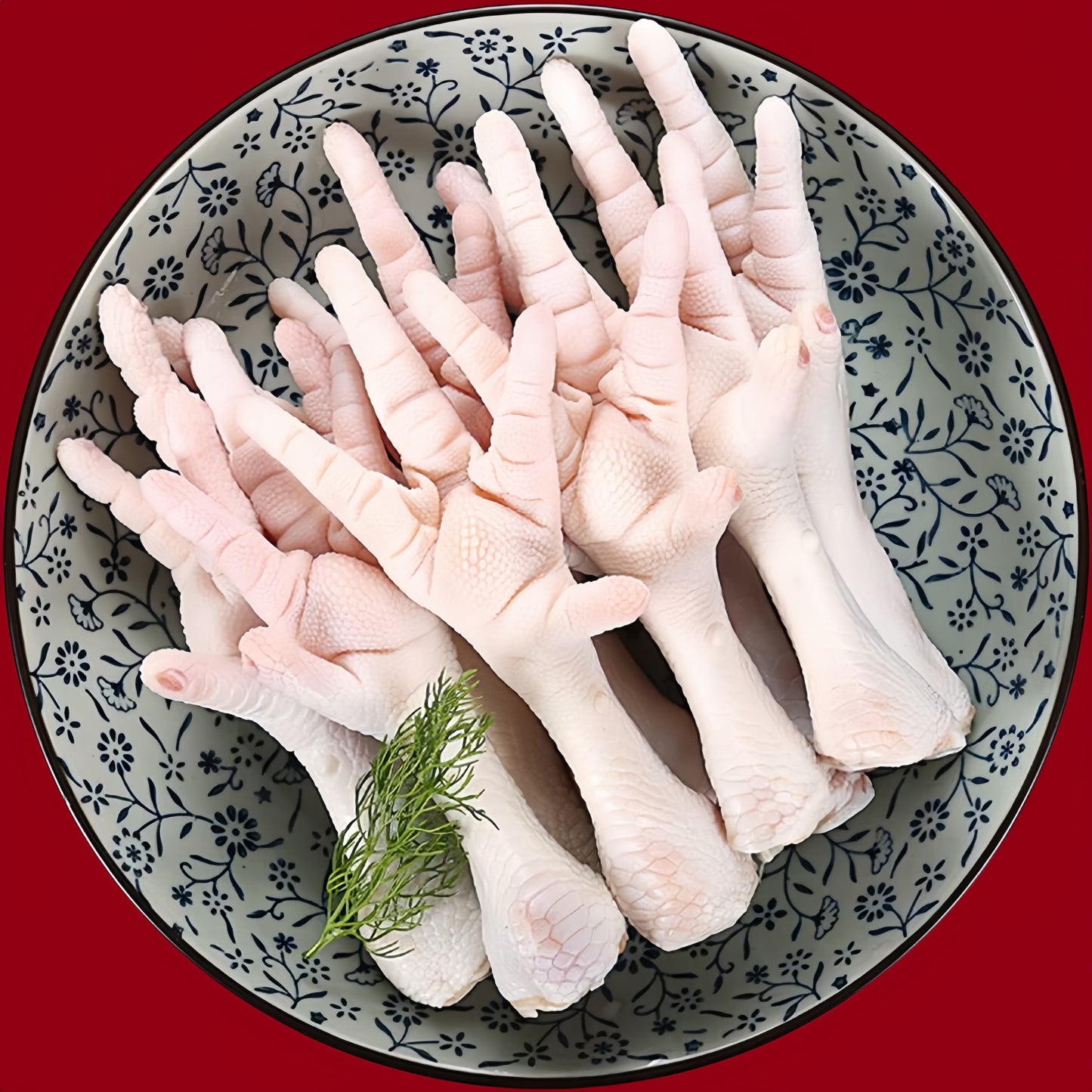 Chân gà sống(dài)1kg đông lạnh