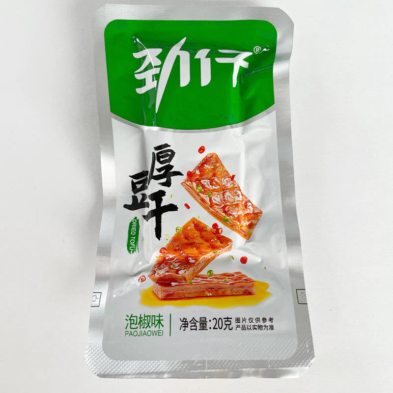 Đậu phụ khô dày jinzai (vị ớt ngâm giấm)20g