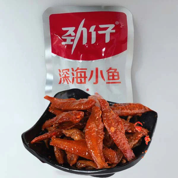 Cá nhỏ khô Jinzai (vị tê cay) 12g (gói nhỏ)