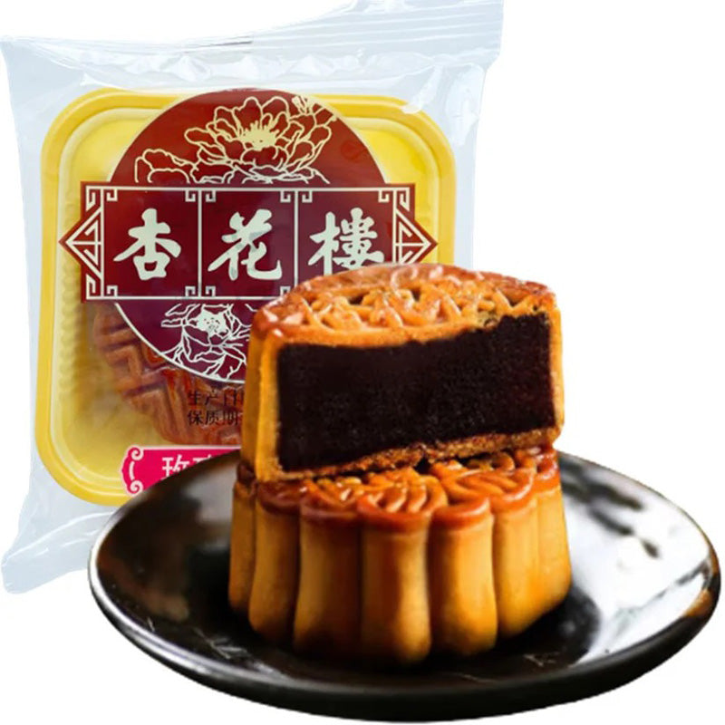 Đặt hàng trước Bánh trung thu nhân đậu hoa hồng XINGHUALOU 100g