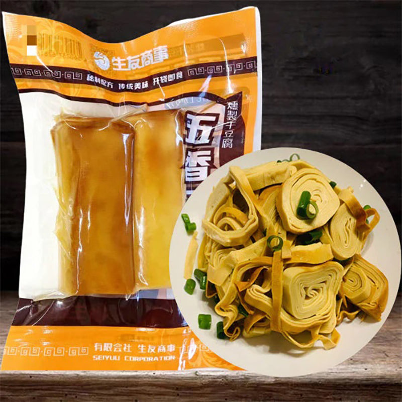 Đậu phụ khô ngũ vị hương Shengyou 2 cuộn ướp lạnh
