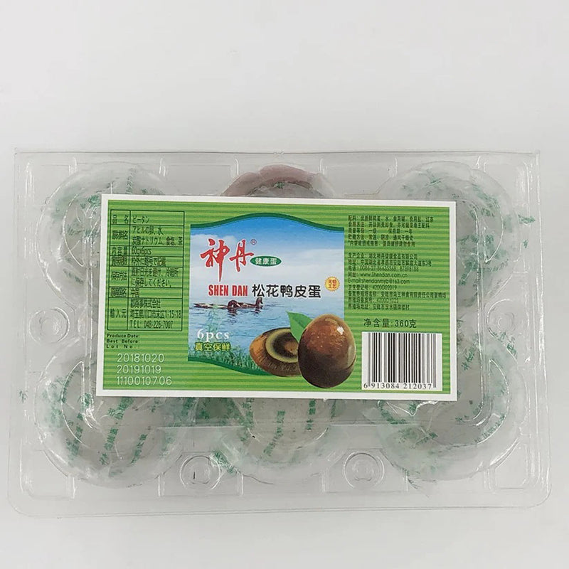 Trứng vịt bắc thảo shendan 6 cái 360g
