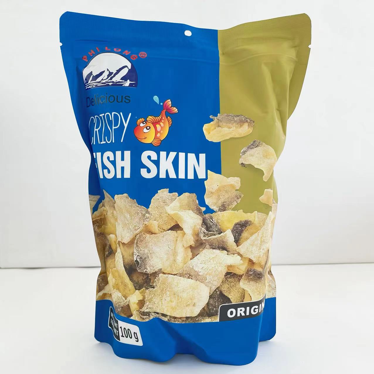 (nguyên vị)Da cá giòn 100g
