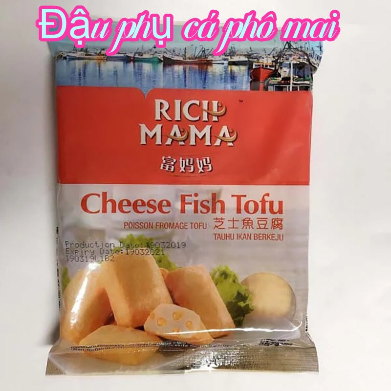 Đậu phụ cá phô mai RICHMAMA 250g đông lạnh