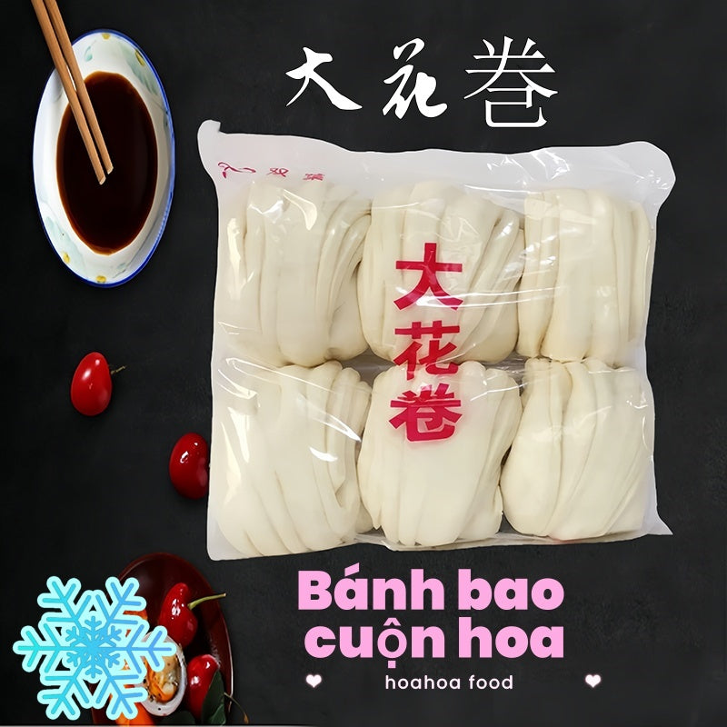 Bánh bao cuộn hoa 660g đông lạnh