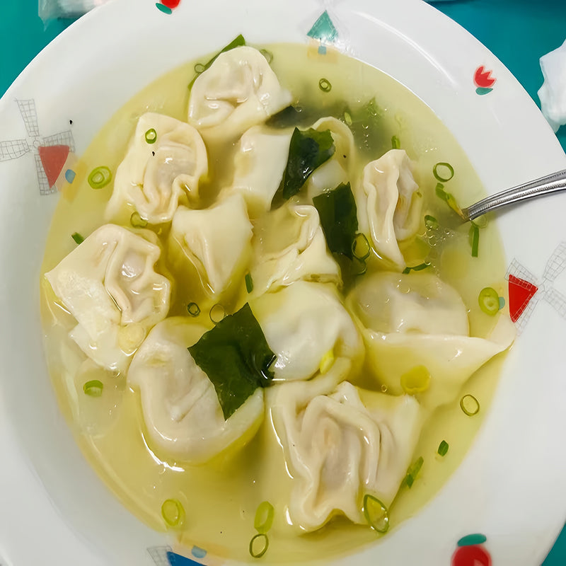 Hoành thánh thịt lợn và ngô thủ công 18g*12cái đông lạnh