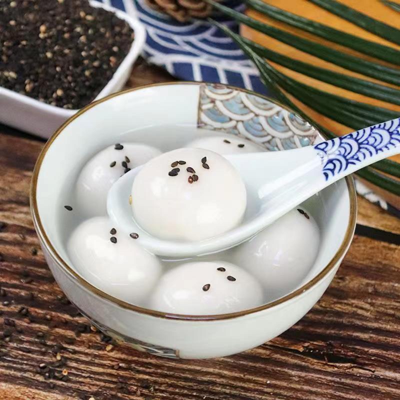 Bánh trôi hạt mè đen Sinian 400g đông lạnh 思念黒ごま湯円 400g