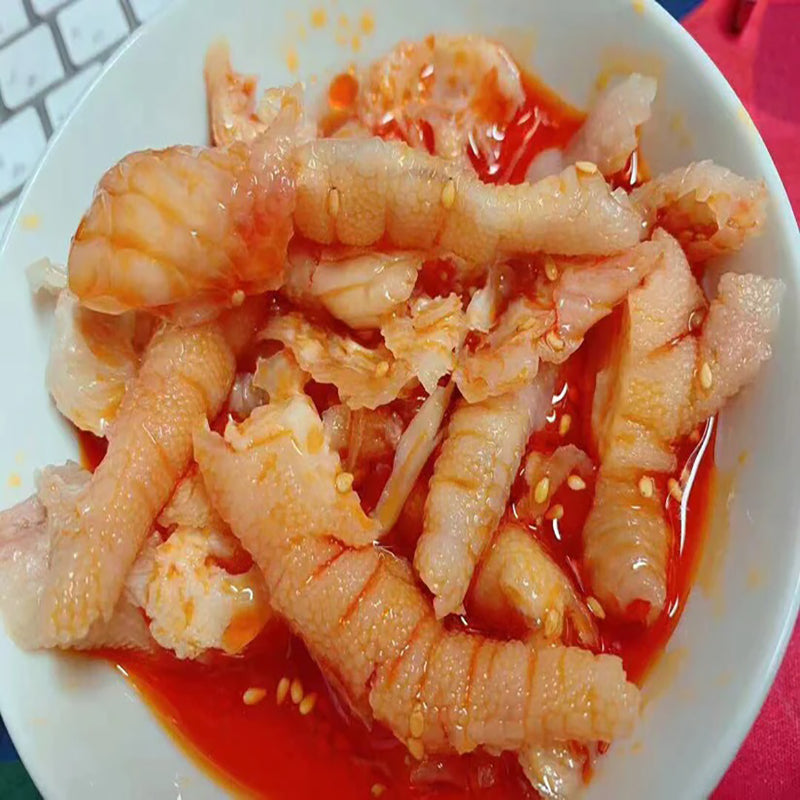 chân gà không xương tê cay Tứ Xuyên 380g ướp lạnh
