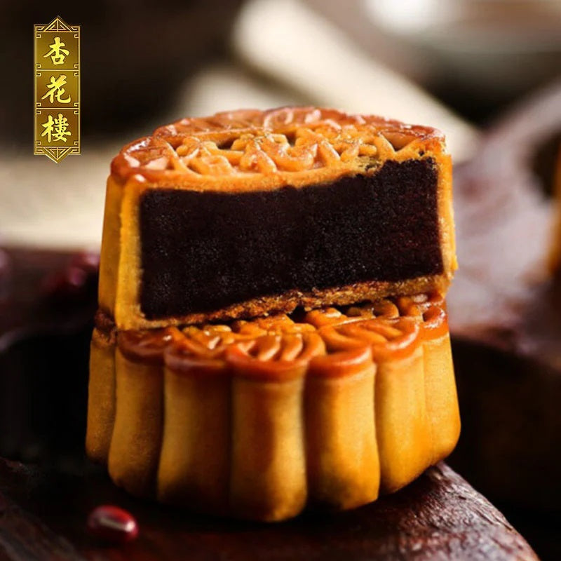 Đặt hàng trước Bánh trung thu nhân đậu hoa hồng XINGHUALOU 100g