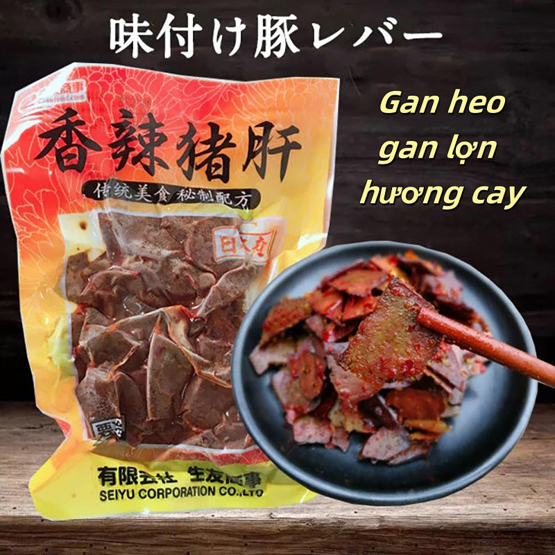 Đặt hàng trước Gan heo,gan lợn hương cay ướp lạnh