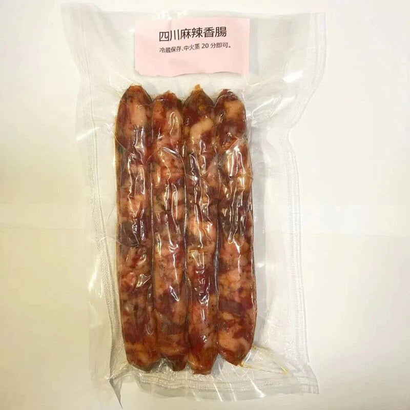 Xúc xích thịt lợn (heo) tê cay Tứ Xuyên khoảng 108-200g đông lạnh