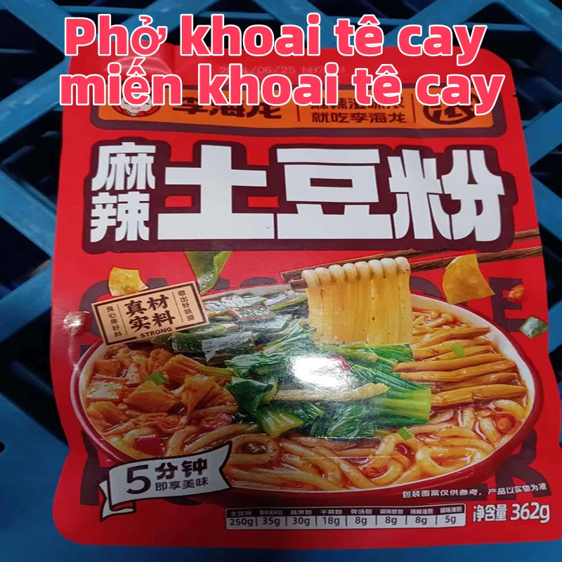 Phở khoai tây tê cay,miến khoai tê cay 362g