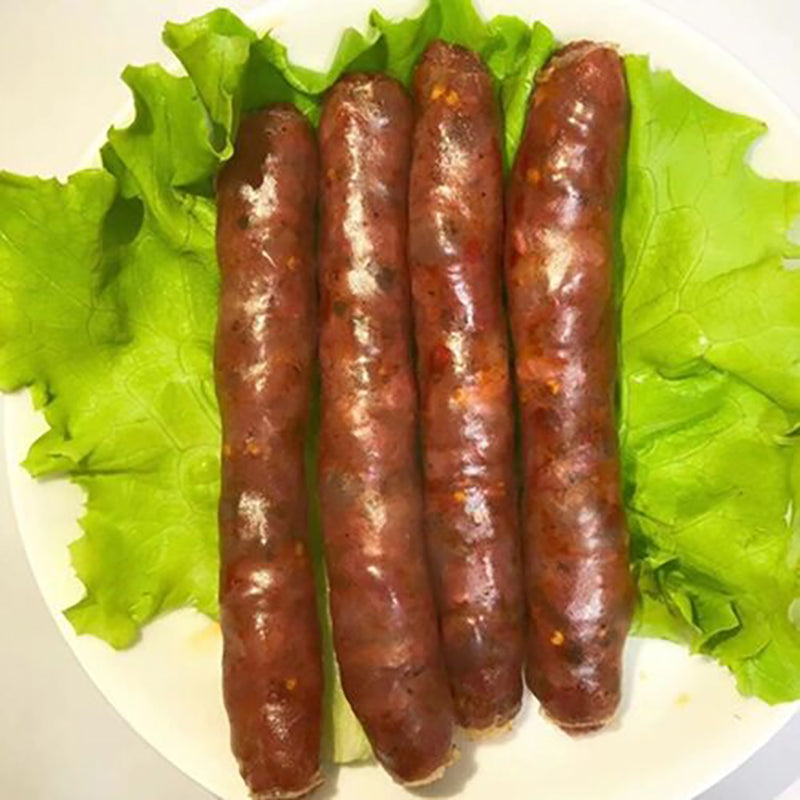 Xúc xích thịt lợn (heo) tê cay Tứ Xuyên khoảng 108-200g đông lạnh