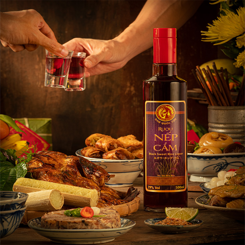 *RƯỢU NẾP CẨM KOME 29% 500ml