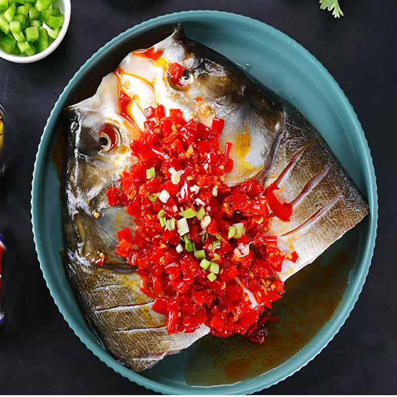 Đầu cá với ớt băm Haoyuxuan 640g đông lạnh