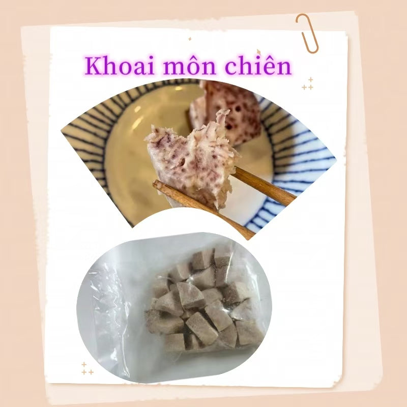 Khoai môn chiên 500g đông lạnh