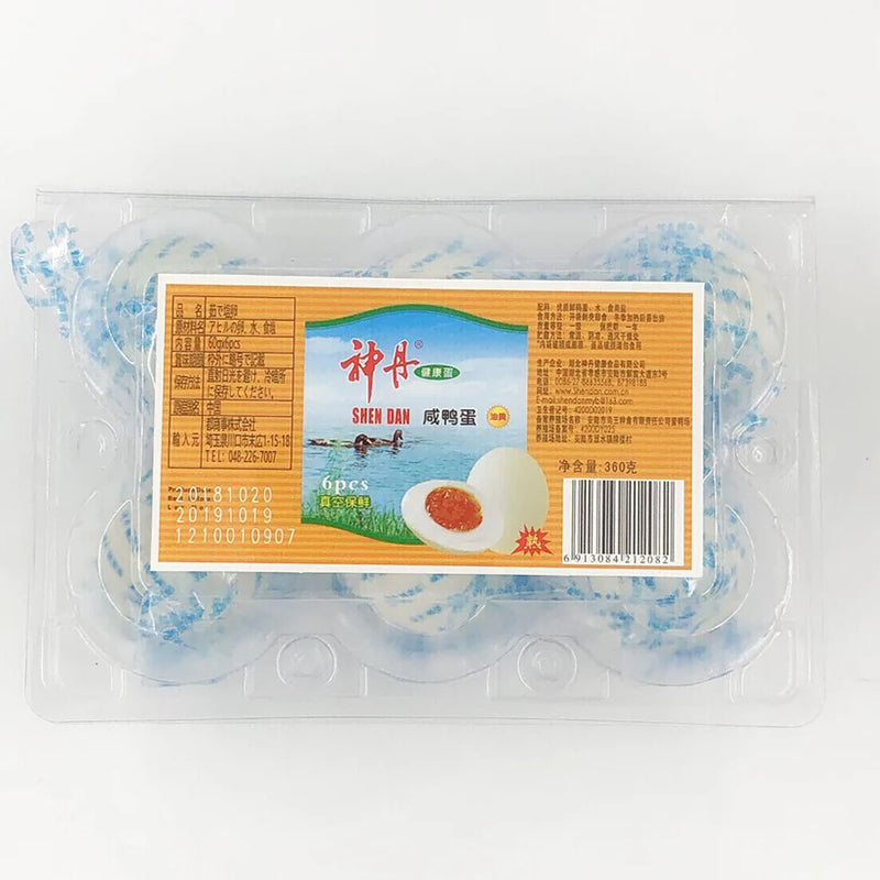 Trứng vịt muối shendan 6 cái 360g