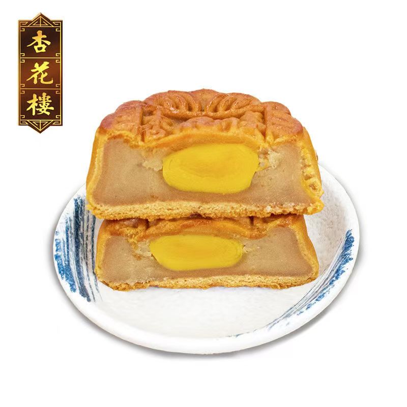 Đặt hàng trước Bánh trung thu nhân trứng muối hoa sen dán XINGHUALOU 100g
