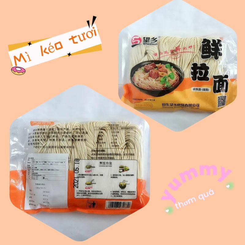 Mì kéo tươi Wangxiang 400g