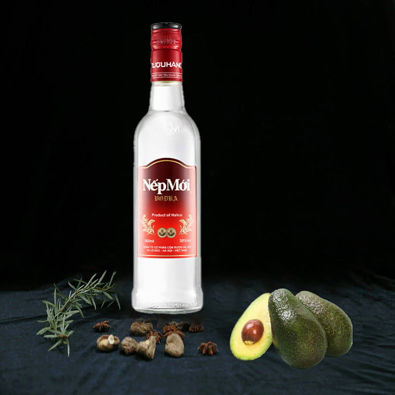 *HALICO RƯỢU NẾP MỚI VODKA 30% 500ml