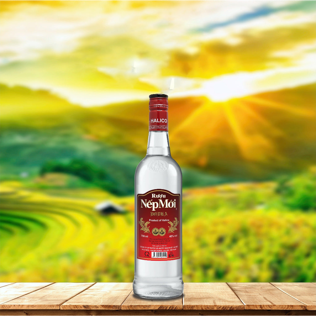 *HALICO RƯỢU NẾP MỚI VODKA 40% 700ml ウォッカ ネプモイ