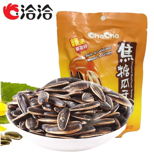 Hạt dưa qiaqia vị caramel Xuất xứ:Trung Quốc 260g