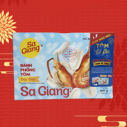 Bánh Phồng Tôm SA GIANG  xuất xứ: Việt Nam 200g