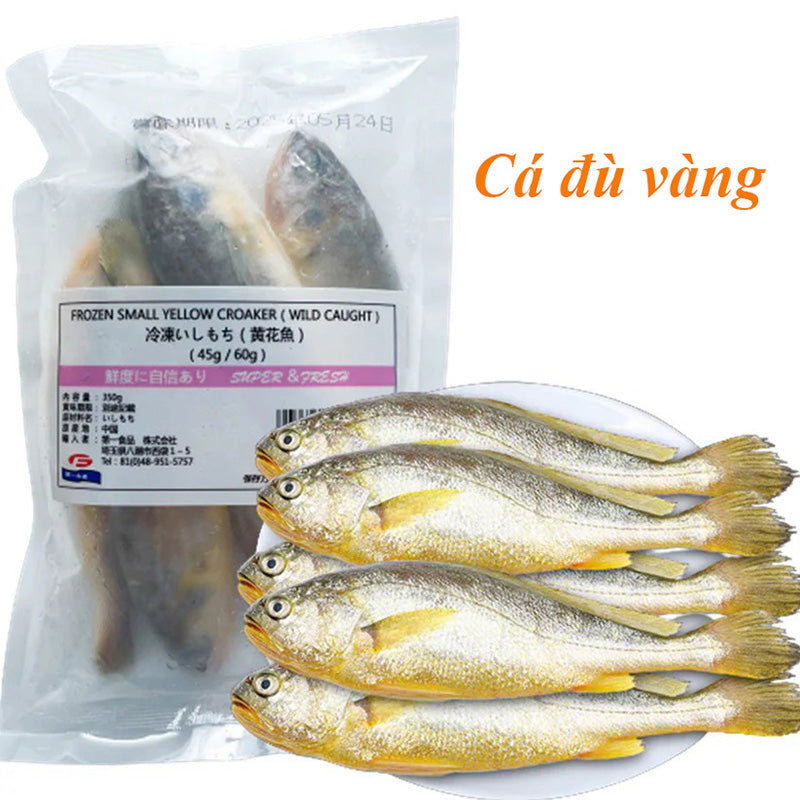 Cá đù vàng 350g đông lạnh