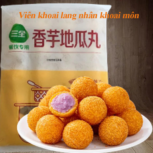 Viên khoai lang nhân khoai môn (20 cái)400g động lạnh