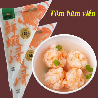 Tôm băm viên 150g đông lạnh