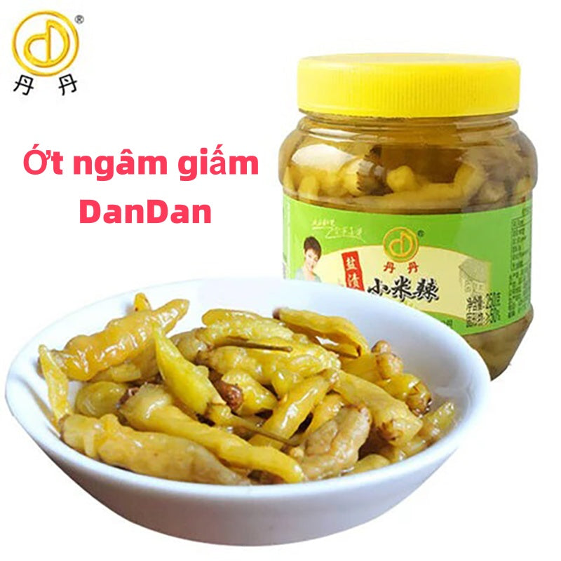 Ớt ngâm giấm DanDan 250g