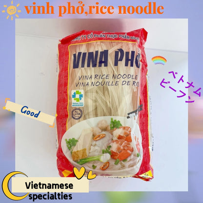 VINA PHỞ VINA フォー 4MM ベトナムビーフン 400g