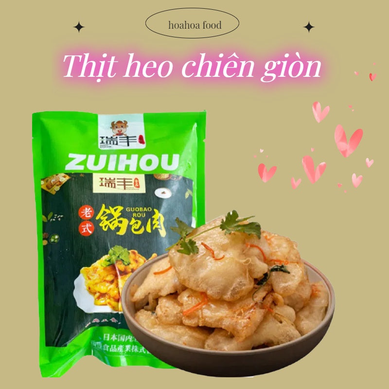 Thịt heo chiên giòn xuất xứ:Nhật Bản 200g đông lạnh