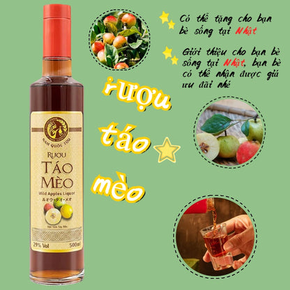 *RƯỢU TÁO MÈO KOME 29% Quốc Tửu 500ml