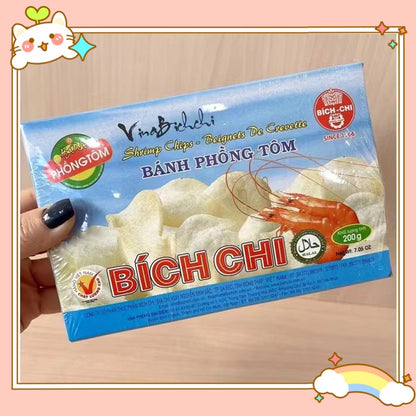 *Bánh phồng tôm Bích Chi 200g バインフォントム ビック・チ