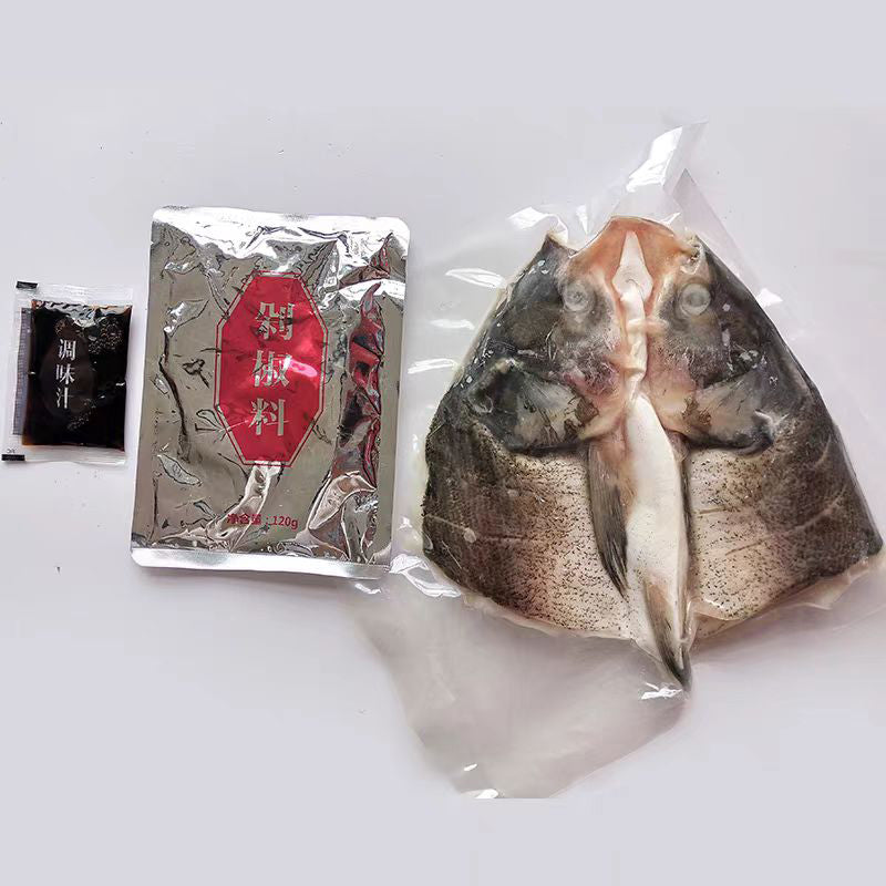 Đầu cá với ớt băm Haoyuxuan 640g đông lạnh 好余轩 唐辛子漬け魚の頭