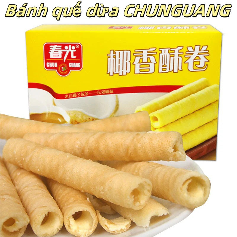 Bánh quế dừa CHUNGUANG xuất xứ:Trung Quốc 150g