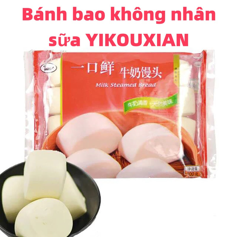 Bánh bao không nhân sữa YIKOUXIAN 400g đông lạnh