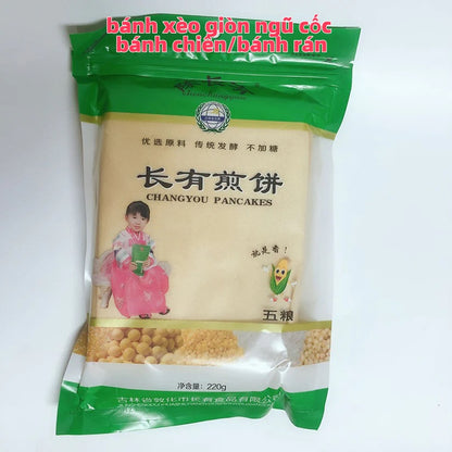 Bánh xèo giòn ngũ cốc/bánh rán/bánh chiên  220g