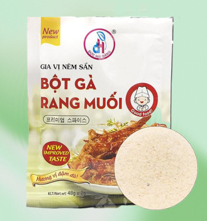 Bột gà Rang Muối  Xuất xứ:Việt Nam 48g