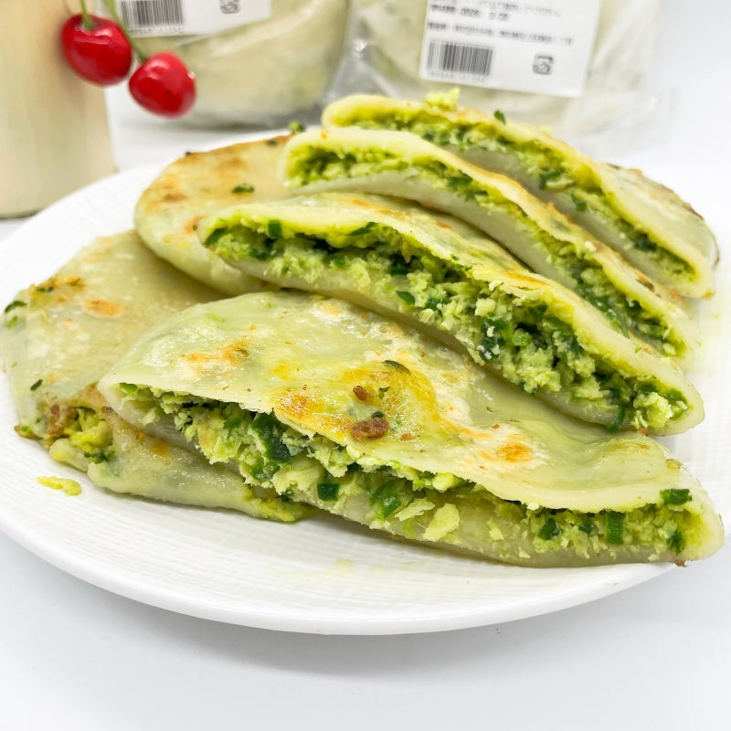 bánh trứng rau hẹ 4 cái