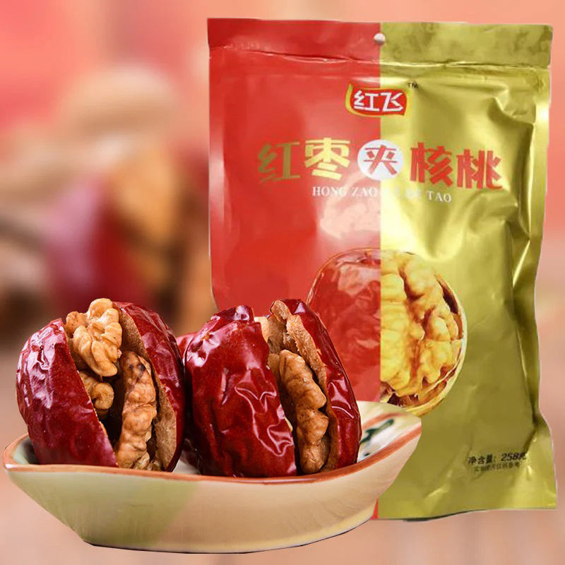 Táo đỏ kẹp óc chó sấy 258g