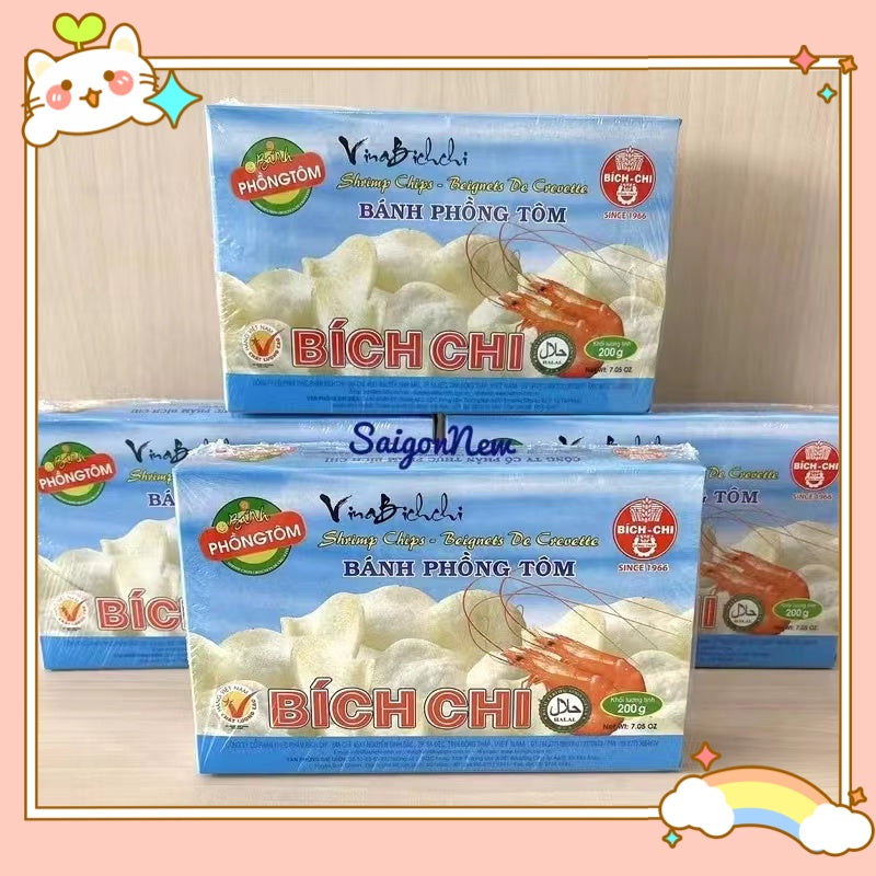 *Bánh phồng tôm Bích Chi 200g バインフォントム ビック・チ