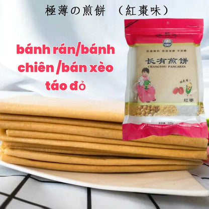 Bánh xèo giòn táo đỏ /bánh rán/ bánh chiên 220g