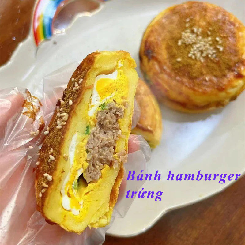 Bánh hamburger trứng 2 cái  xuất xứ:Nhật Bản 340g đông lạnh