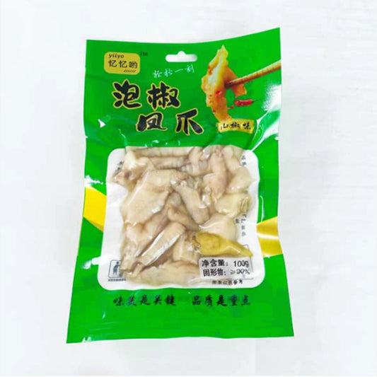 chân gà ngâm ớt qingsong 100g ướp lạnh