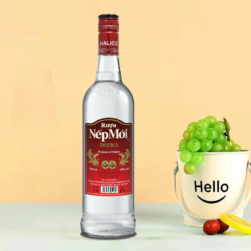 RƯỢU NẾP MỚI VODKA 40% Xuất xứ:Việt Nam 700ML